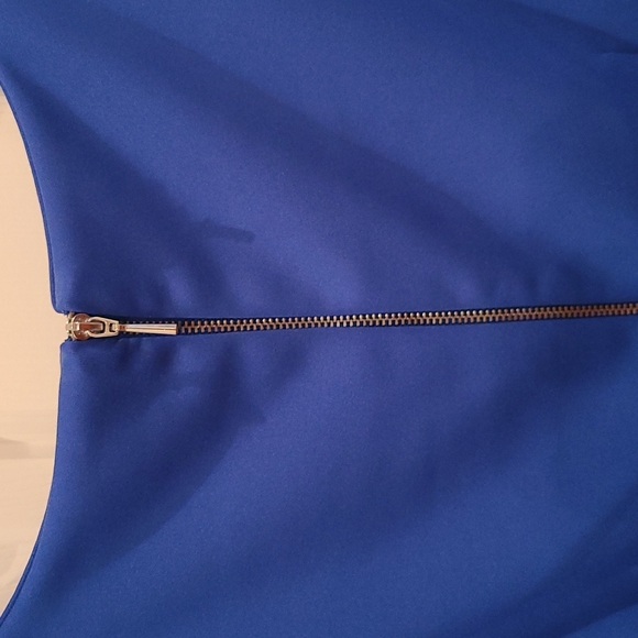 Worthington Blue Dress with cutout detail - Picture 3 of 7